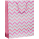 Pungi cadou din carton cu snur 40x31x12 cm 12 buc, Adison